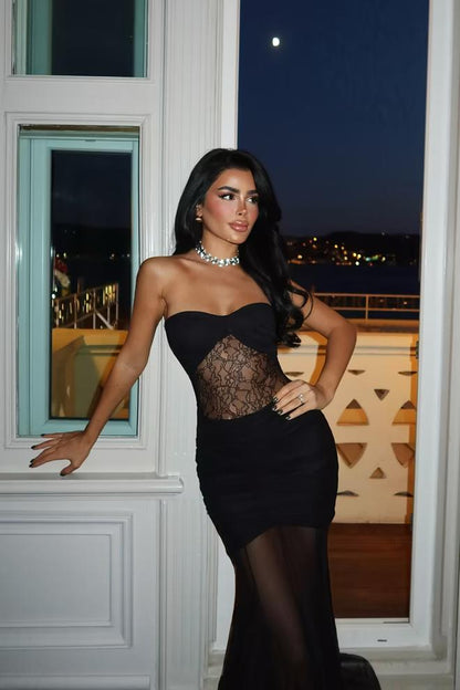 Black Sexy Elegant Glam Formal Bodycon Dress