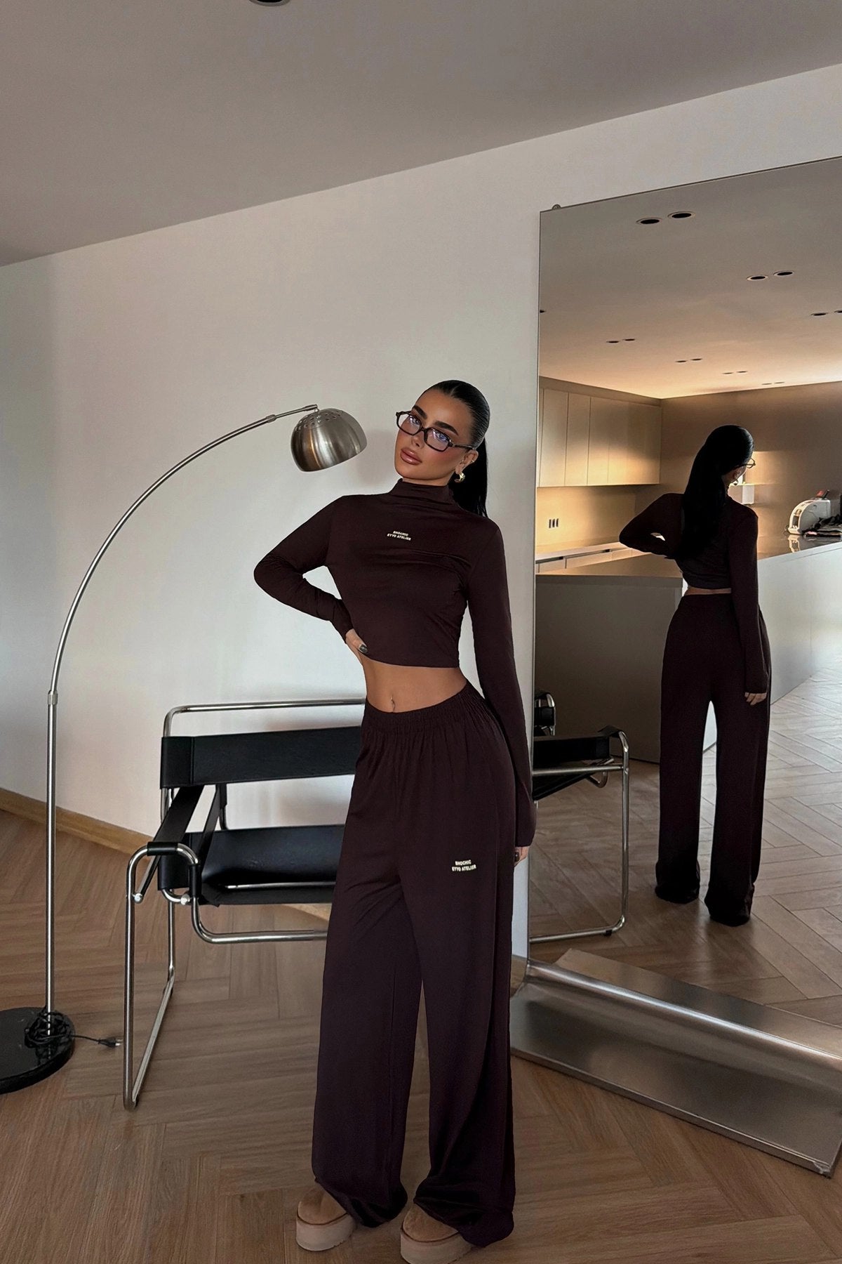 Brown Casual Sport Set